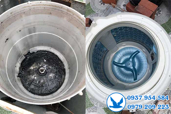 vệ sinh máy giặt Toshiba ở quận 2