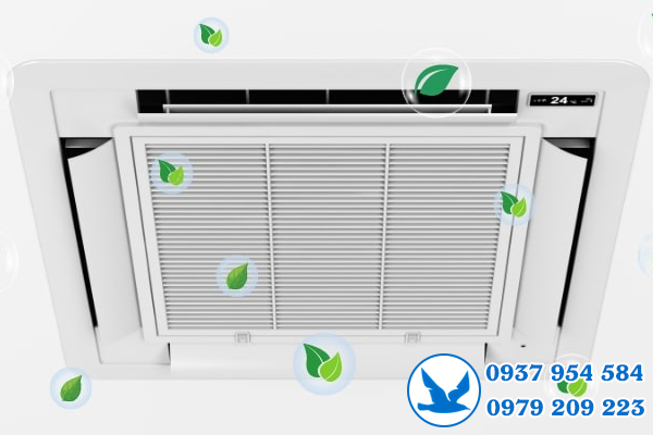 Vệ sinh máy lạnh âm trần tại quận 9