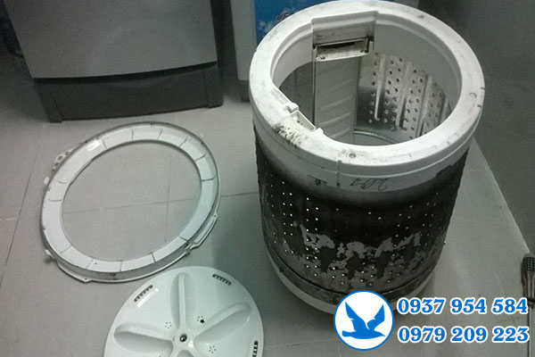 Vệ sinh máy giặt Toshiba ở Thủ Đức